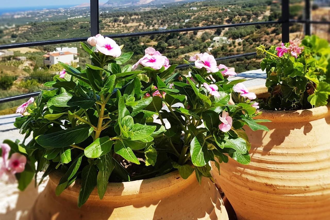 Villa Sunset With Stunning Sea View, Kids Area And Hammocks On Roof Terrace Agia Triada Екстериор снимка