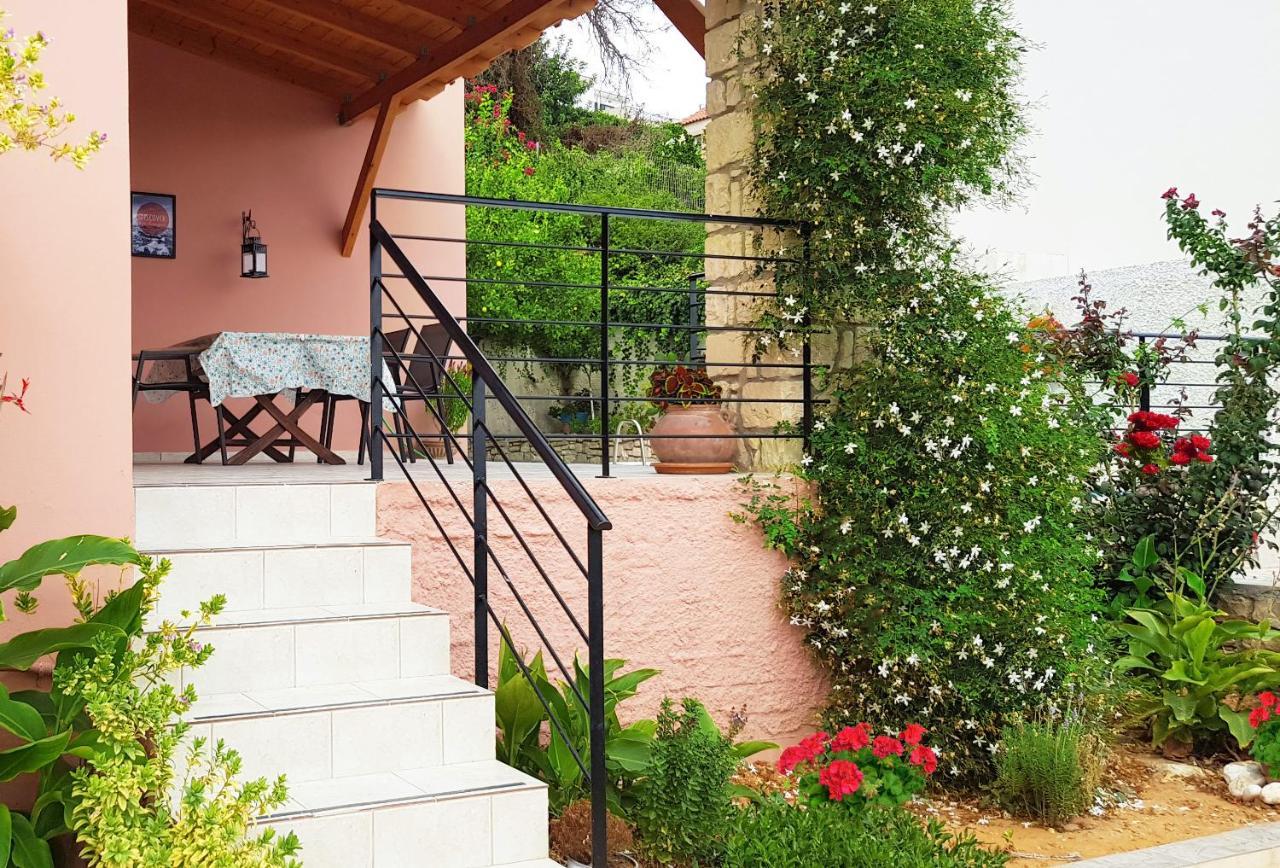 Villa Sunset With Stunning Sea View, Kids Area And Hammocks On Roof Terrace Agia Triada Екстериор снимка